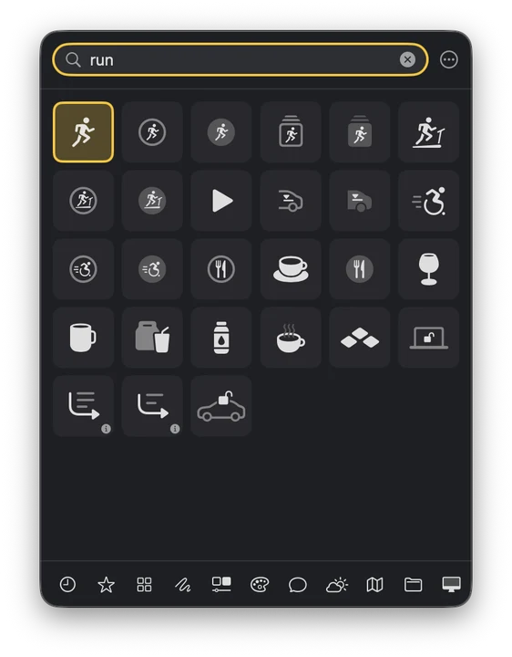 SF Balloons symbol search